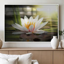 Lotus Flower Wall Art Canvas Print, Water Lily Large Wall