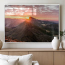 Mountain Sunrise Wall Art – Framed Alpine Ridge Canvas by MyGreatCanvas | Canvas Wall Art Prints | Photo Prints & Wall Decor
