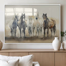 Wild Horses Wall Art Canvas Print, Framed Running Horses Art by MyGreatCanvas | Canvas Wall Art Prints | Photo Prints & Wall Decor