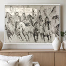 Abstract Horse Wall Art Canvas Print – Framed Horse Sketch by MyGreatCanvas | Canvas Wall Art Prints | Photo Prints & Wall Decor