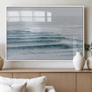 Ocean Waves Wall Art Canvas Print – Framed Surfer Lineup by MyGreatCanvas | Canvas Wall Art Prints | Photo Prints & Wall Decor