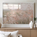 Pastel Grasses Wall Art Canvas Print – Framed Soft Meadow