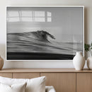 Black Wave Wall Art Canvas Print – Framed Abstract Surf by MyGreatCanvas | Canvas Wall Art Prints | Photo Prints & Wall Decor