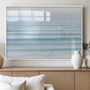 Ocean Wave Surfer Wall Art – Framed Minimal Seascape Canvas by MyGreatCanvas | Canvas Wall Art Prints | Photo Prints & Wall Decor