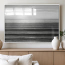 Monochrome Ocean Wall Art Canvas Print – Framed Moody Ocean by MyGreatCanvas | Canvas Wall Art Prints | Photo Prints & Wall Decor