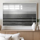 Monochrome Ocean Wall Art Canvas Print – Framed Moody Ocean by MyGreatCanvas | Canvas Wall Art Prints | Photo Prints & Wall Decor
