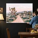 Joshua Tree Park Wall Art Canvas Print – Framed Desert Road by MyGreatCanvas | Canvas Wall Art Prints | Photo Prints & Wall Decor