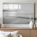 Black and White Seascape Wall Art Canvas Print – Framed by MyGreatCanvas | Canvas Wall Art Prints | Photo Prints & Wall Decor