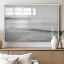 Black White Seascape Wall Art Canvas Print – Framed Ocean by MyGreatCanvas | Canvas Wall Art Prints | Photo Prints & Wall Decor