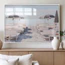 Minimalist Beach Wall Art Canvas Print – Framed Pastel Sand by MyGreatCanvas | Canvas Wall Art Prints | Photo Prints & Wall Decor