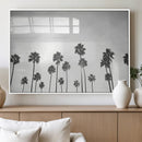 Monochrome Palms Wall Art Canvas Print – Framed Minimalist by MyGreatCanvas | Canvas Wall Art Prints | Photo Prints & Wall Decor