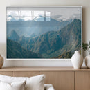 Misty Mountain Wall Art Canvas Print – Framed Cloudy Andean by MyGreatCanvas | Canvas Wall Art Prints | Photo Prints & Wall Decor