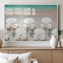 Calm Beach Wall Art – Framed Turquoise Water Canvas Artwork, by MyGreatCanvas | Canvas Wall Art Prints | Photo Prints & Wall Decor
