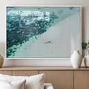 Minimal Beach Wall Art Canvas Print – Framed Ocean Swimming by MyGreatCanvas | Canvas Wall Art Prints | Photo Prints & Wall Decor