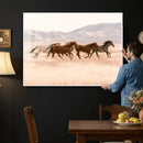 Wild Horse Wall Art Canvas Print – Framed Rustic Western Art by MyGreatCanvas | Canvas Wall Art Prints | Photo Prints & Wall Decor