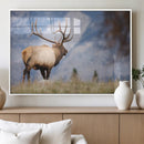 Mountain Elk Wall Art Canvas Print – Framed Rustic Wildlife by MyGreatCanvas | Canvas Wall Art Prints | Photo Prints & Wall Decor