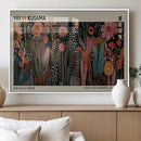 Modern Japanese Wall Art Canvas Print – Framed Abstract