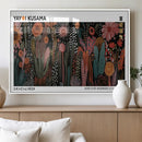 Modern Japanese Wall Art Canvas Print – Framed Abstract