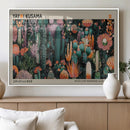 Yayoi Kusama Art Print Canvas – Abstract Mount Fuji Japanese