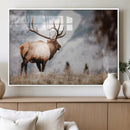 Elk Photography Wall Art Canvas Print – Framed Mountain by MyGreatCanvas | Canvas Wall Art Prints | Photo Prints & Wall Decor