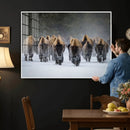 Bison Herd Wall Art Canvas Print, Framed Rustic Wildlife by MyGreatCanvas | Canvas Wall Art Prints | Photo Prints & Wall Decor