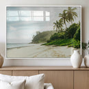 Relaxing Beach Wall Art Canvas Print – Framed Ocean View Art by MyGreatCanvas | Canvas Wall Art Prints | Photo Prints & Wall Decor