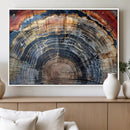 Tree Rings Wall Art Canvas Print – Framed Petrified Wood by MyGreatCanvas | Canvas Wall Art Prints | Photo Prints & Wall Decor