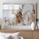 Pampas Grass Wall Art Canvas Print – Framed Neutral Tones by MyGreatCanvas | Canvas Wall Art Prints | Photo Prints & Wall Decor