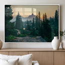 Mountain Landscape Wall Art Canvas Print – Framed Forest by MyGreatCanvas | Canvas Wall Art Prints | Photo Prints & Wall Decor