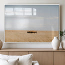 Bison Grassland Wall Art – Framed Minimal Nature Canvas by MyGreatCanvas | Canvas Wall Art Prints | Photo Prints & Wall Decor