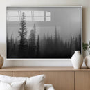 Misty Pines Wall Art Canvas Print – Framed Woodland by MyGreatCanvas | Canvas Wall Art Prints | Photo Prints & Wall Decor