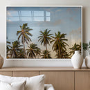 Palm Trees Wall Art Canvas Print – Framed Tropical Vibes Art by MyGreatCanvas | Canvas Wall Art Prints | Photo Prints & Wall Decor