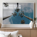 Tropical Palm Trees Wall Art Canvas Print Framed California by MyGreatCanvas | Canvas Wall Art Prints | Photo Prints & Wall Decor