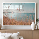 Golden Beach Grass Wall Art Canvas Print – Ocean Breeze Soft by MyGreatCanvas | Canvas Wall Art Prints | Photo Prints & Wall Decor
