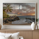 Tropical Beach Wall Art Canvas Print, Vibrant Hawaiian by MyGreatCanvas | Canvas Wall Art Prints | Photo Prints & Wall Decor