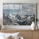 Snowy Peaks Wall Art Canvas Print – Alpine Wilderness