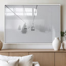 Ski Lift Wall Art Canvas Print – Snowy Alpine Landscape