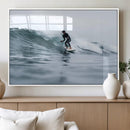 Surfer on Wave Wall Art Canvas Print – Framed Ocean by MyGreatCanvas | Canvas Wall Art Prints | Photo Prints & Wall Decor