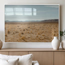 Desert Plains Wall Art Canvas Print, Golden Light Over Dry by MyGreatCanvas | Canvas Wall Art Prints | Photo Prints & Wall Decor