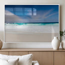 Ocean Breeze Wall Art Canvas Print, Aqua Waves and Coastal by MyGreatCanvas | Canvas Wall Art Prints | Photo Prints & Wall Decor