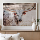 Majestic Texas Longhorn Bull Wall Art Canvas Print – Rustic by MyGreatCanvas | Canvas Wall Art Prints | Photo Prints & Wall Decor