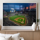 Target Field Wall Art Canvas Print – Baseball Stadium Scene, by MyGreatCanvas | Canvas Wall Art Prints | Photo Prints & Wall Decor