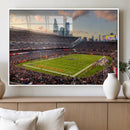 Chicago Bears Soldiers Field Wall Art Canvas Print – Framed