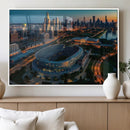 Chicago Bears Soldiers Field Wall Art Canvas Print – Framed