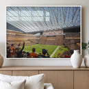 Cleveland Browns Stadium Wall Art Canvas Print – Framed NFL