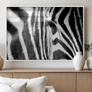 Zebra Stripes Wall Art Canvas Print – Black White Contrast by MyGreatCanvas | Canvas Wall Art Prints | Photo Prints & Wall Decor