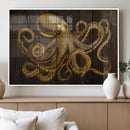 Octopus Wall Art Canvas Print – Wooden Art Sea Creature by MyGreatCanvas | Canvas Wall Art Prints | Photo Prints & Wall Decor