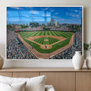 Wrigley Field Baseball Stadium Canvas Wall Art – Packed by MyGreatCanvas | Canvas Wall Art Prints | Photo Prints & Wall Decor