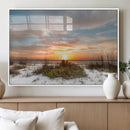 Sunset Beach Wall Art Print – Coastal Canvas Ocean Landscape by MyGreatCanvas | Canvas Wall Art Prints | Photo Prints & Wall Decor