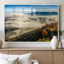Misty Autumn Hills Wall Art Canvas Print, Foggy Forest by MyGreatCanvas | Canvas Wall Art Prints | Photo Prints & Wall Decor
